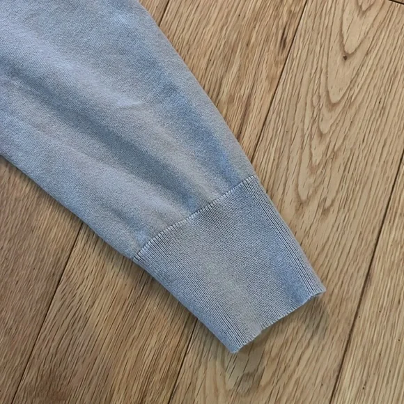 🔥 J Crew cardigan beige tan white button, used but good shape. Size tag removed - Picture 2 of 6